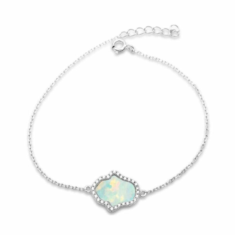 Hamsa Opal Bracelet