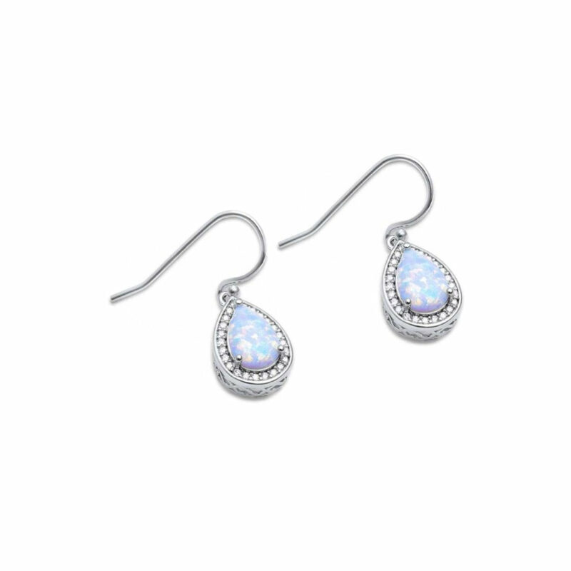 Pear Opal Earrings